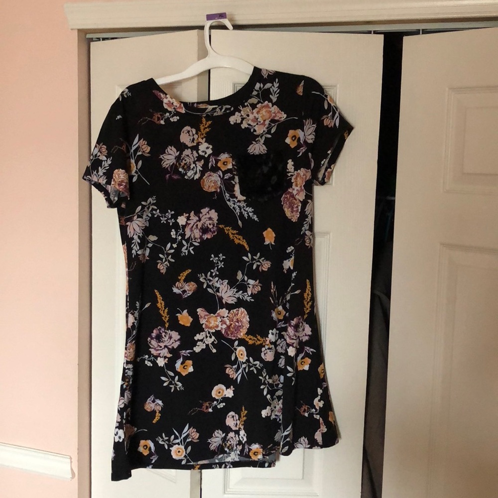 Floral T Shirt dress